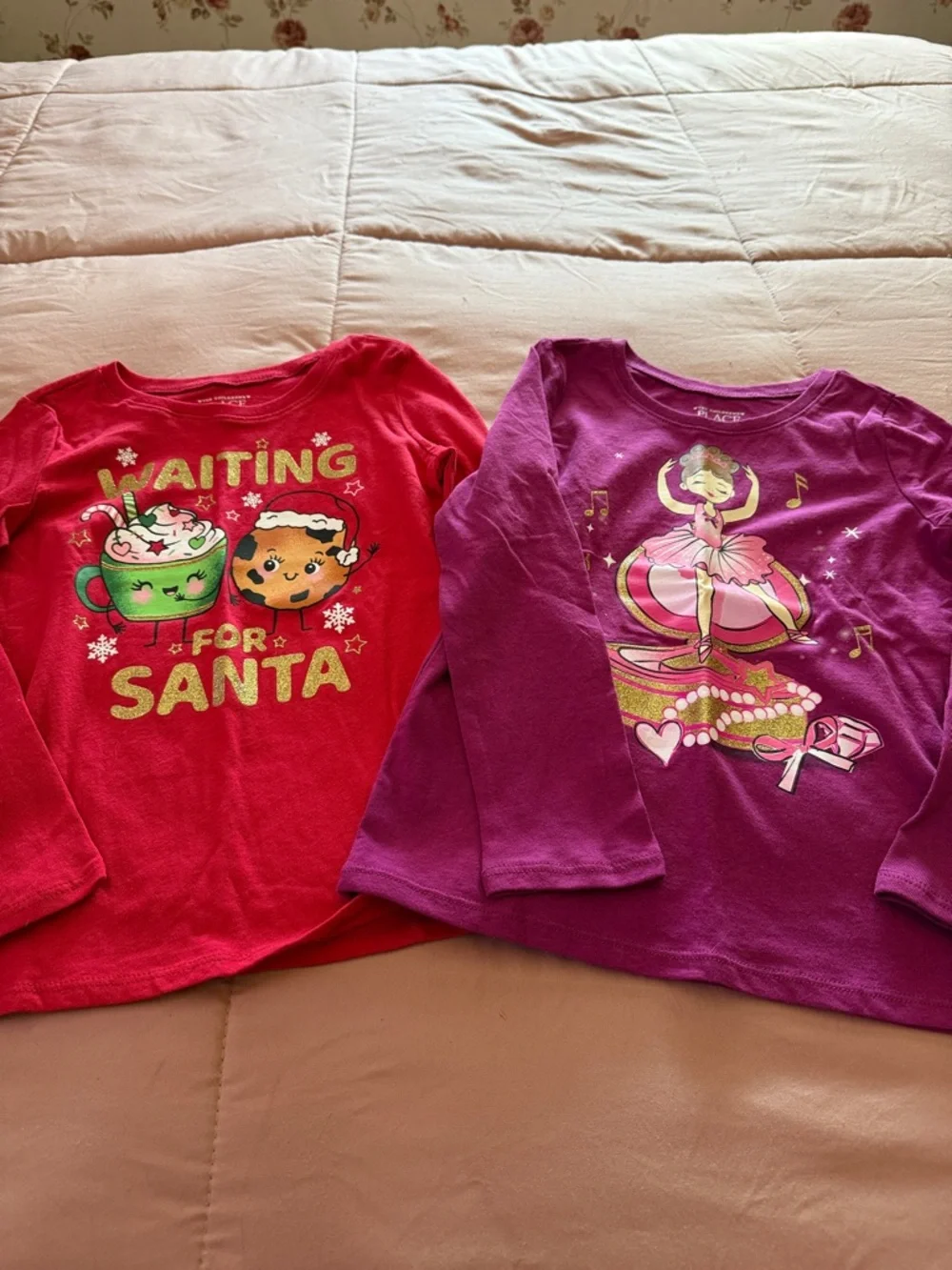 ❤️🩷 The Children’s Place - Long Sleeve Lot (2) Sz 5T NEW